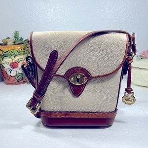 🦆 DOONEY & BOURKE RARE VINTAGE AWL LEATHER CALVARY SMALL SPECTATOR